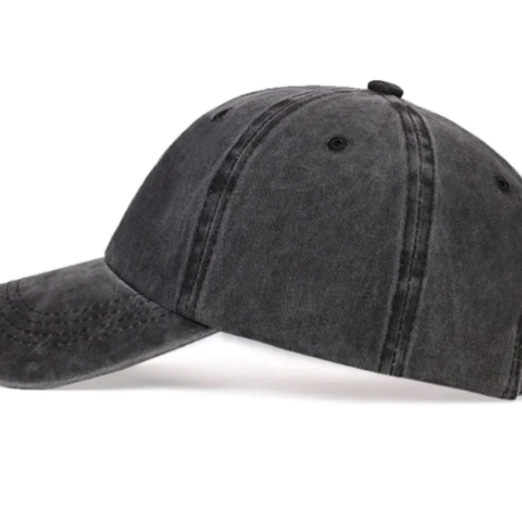 ❤️FAITH OVER FEAR❤️ Unisex Embroidered Black Adjustable Baseball Hat Cap … - Picture 4 of 7